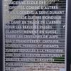 Plaque commémorative Ecole des Cropettes à Genève