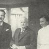 Barbara Borsinger, Giuseppe-Motta et le docteur Mégevand en 1933 lors de l'inauguration de la clinique des Grangettes